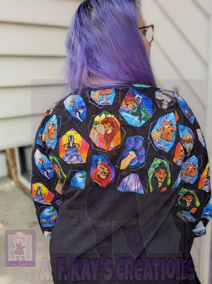 Lion Stars Coord -R33 Fabric PREORDER