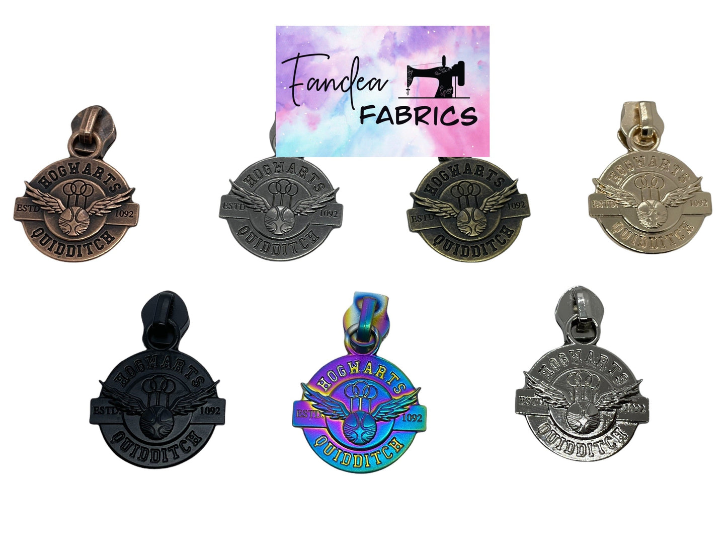 Quidditch (Pack of 3) Zipper Pull - RTS