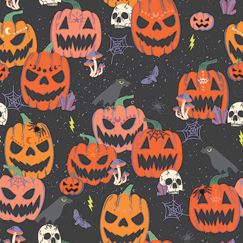 Mystical Halloween - Pumpkin Black
