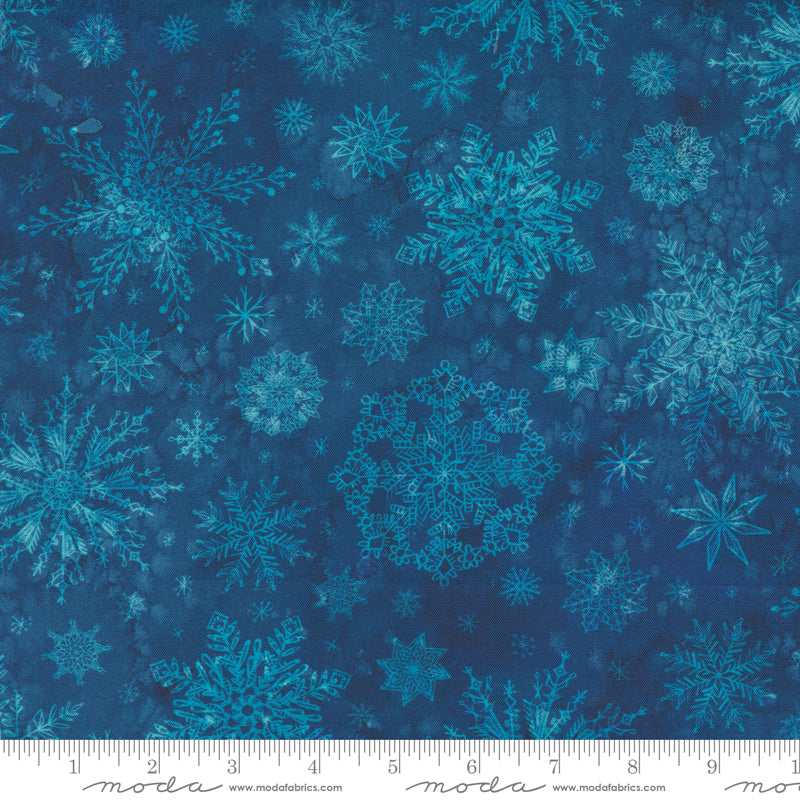 Starflower Christmas - Navy 8483-15