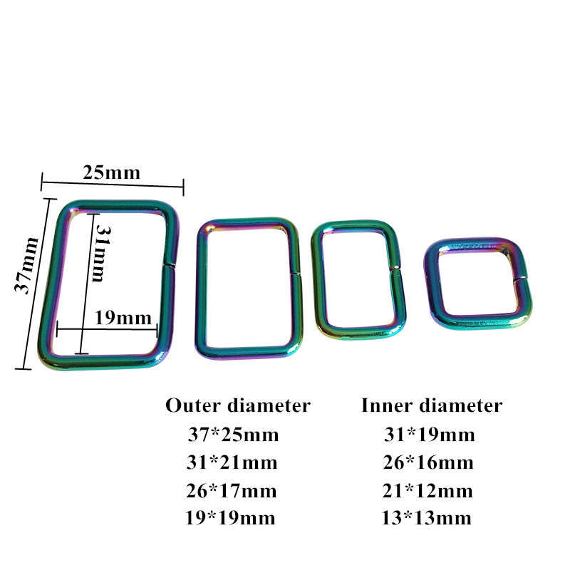 **Old Style** 1” Rectangle Rings - Retail