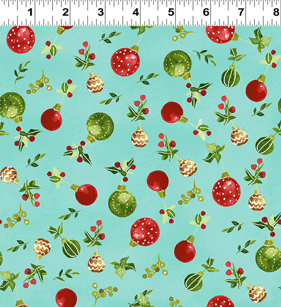 O Christmas Tree - Ornaments Aqua Y3235-33