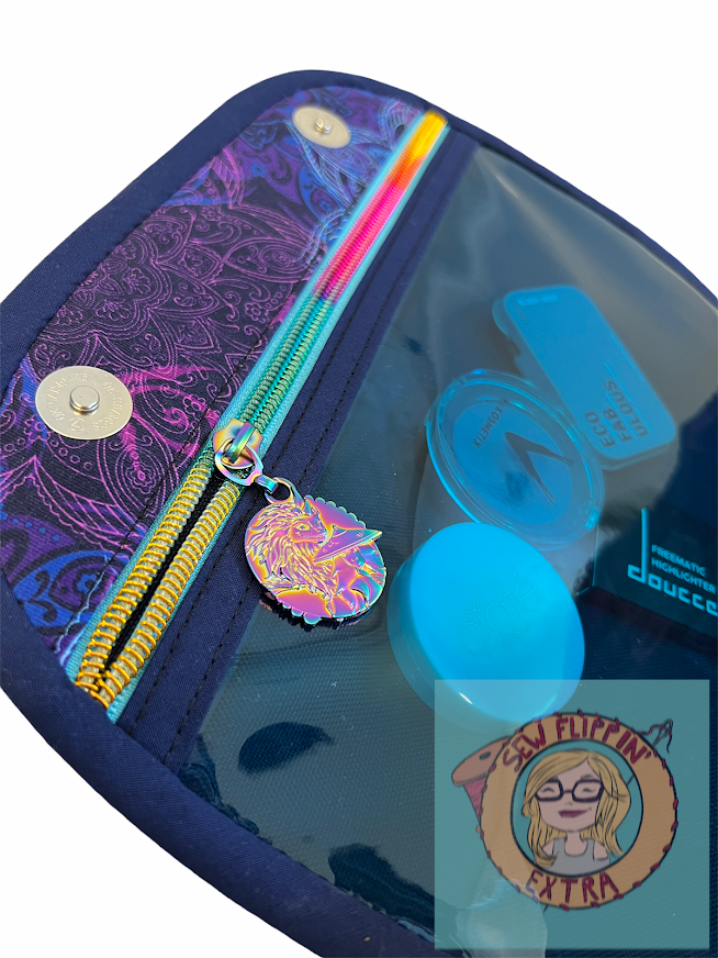 Dragon Princess zipper pull - RTS