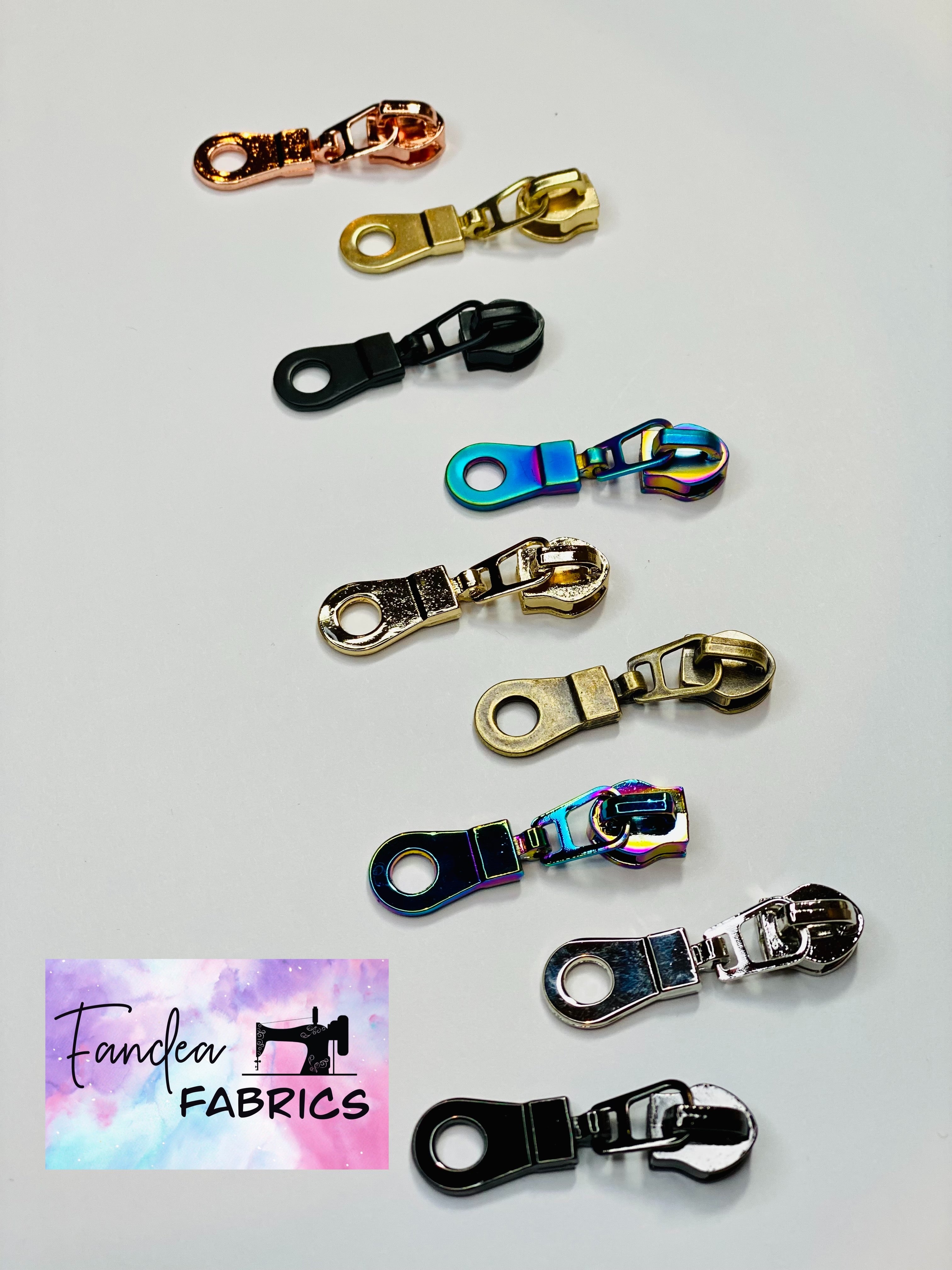 Zipper Pulls Donut Size #5 - 4 Pack