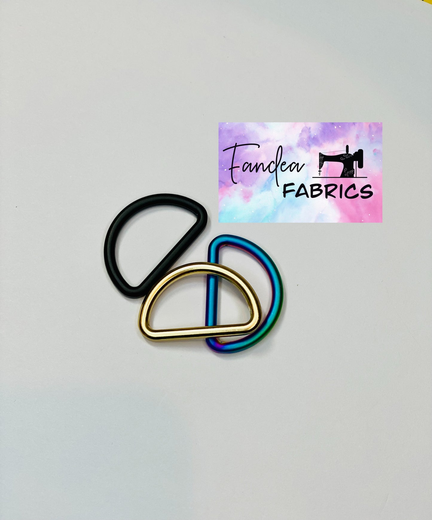 **Old Style** 1/2” D Rings - Retail