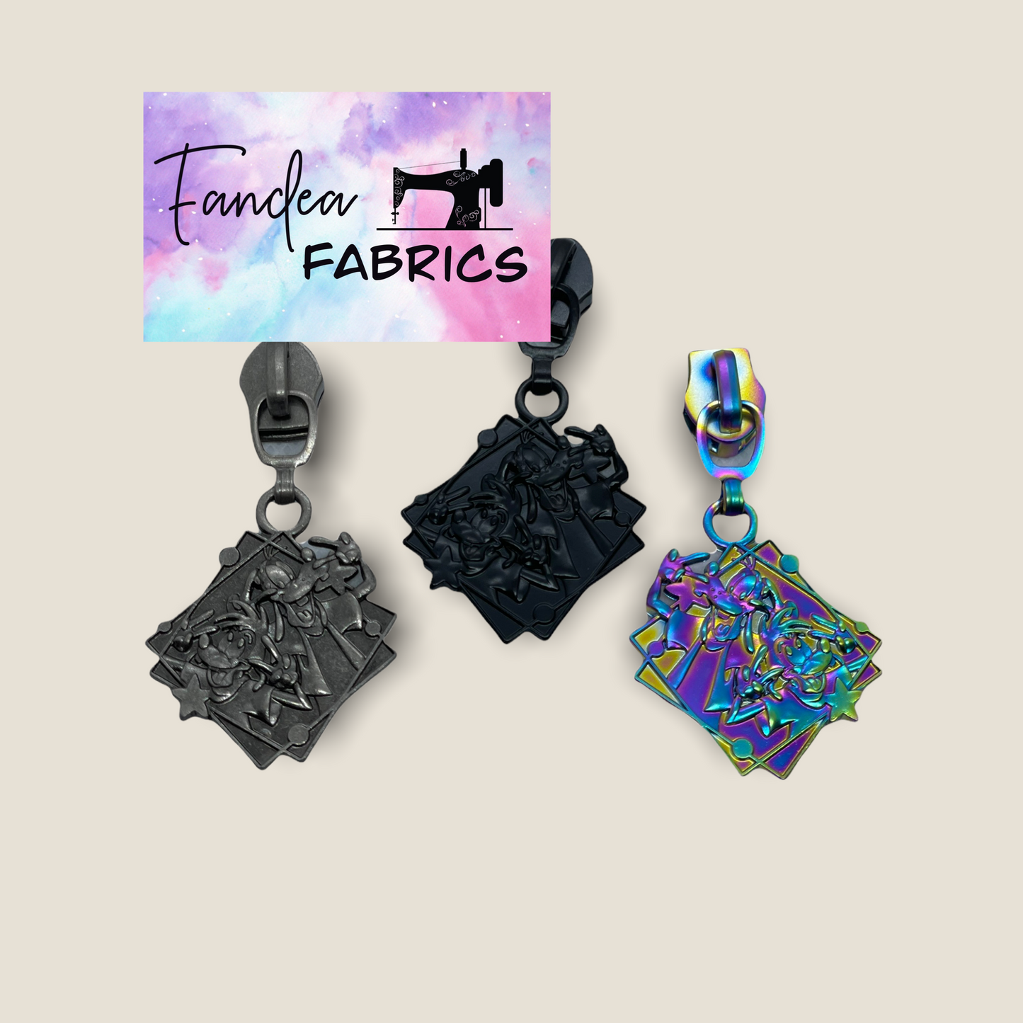 Father and son zipper pull - RTS
