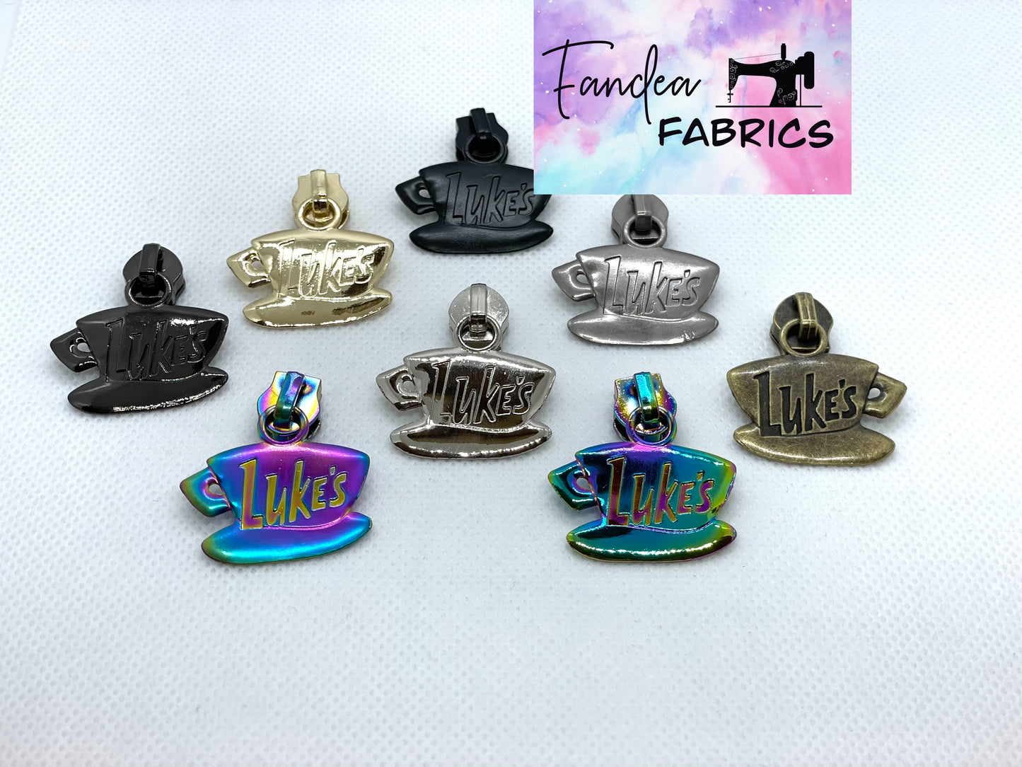 Coffee Cup Zipper Pull Size #5 - RETAIL