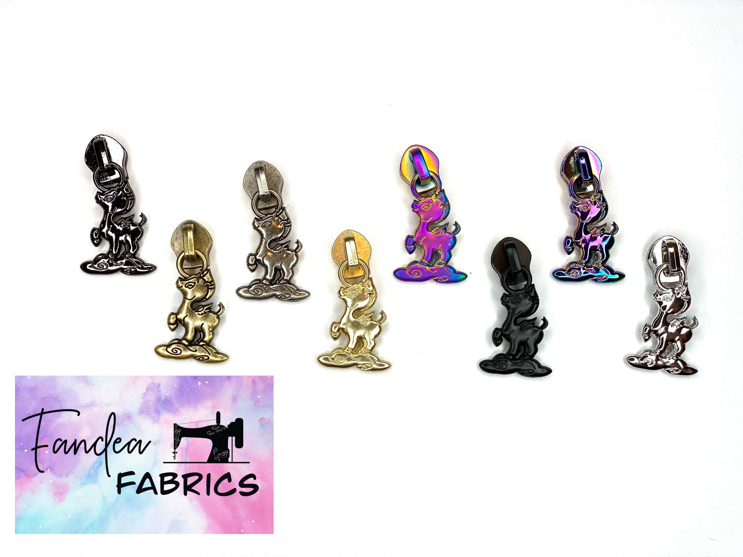 Pegasus zipper pull - DISCONTINUED