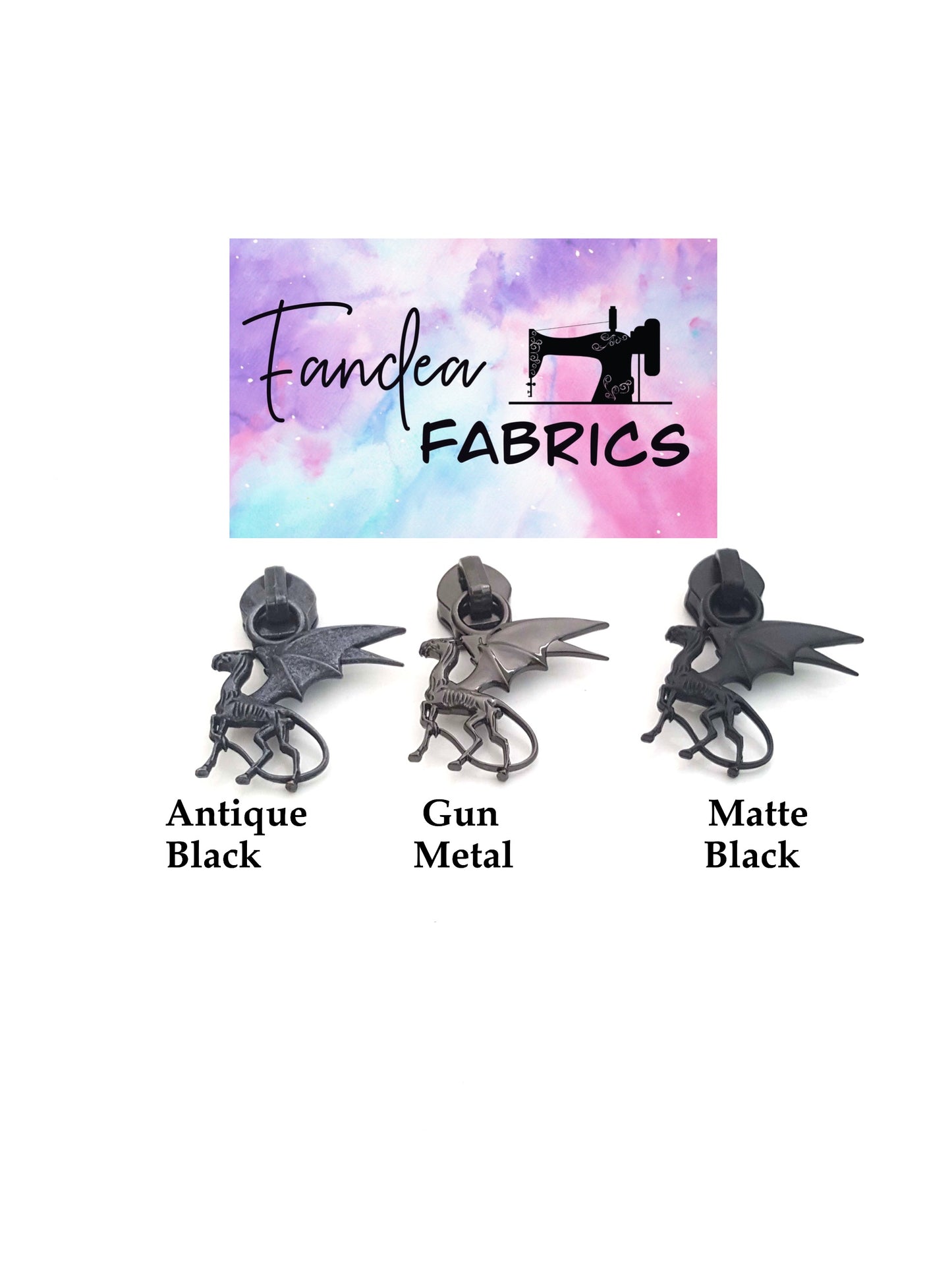 Thestral Zipper Pull - Retail