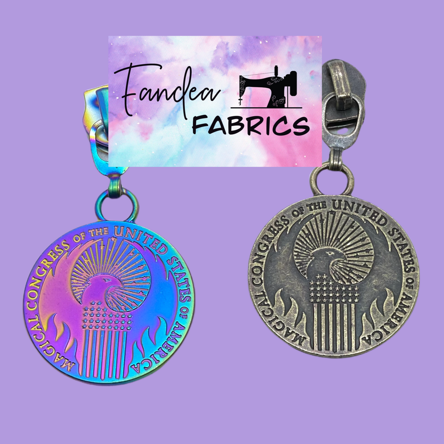 MACUSA zipper pull - RTS