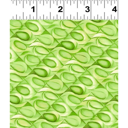 Trellis Diagonal Geo - Dark Lime