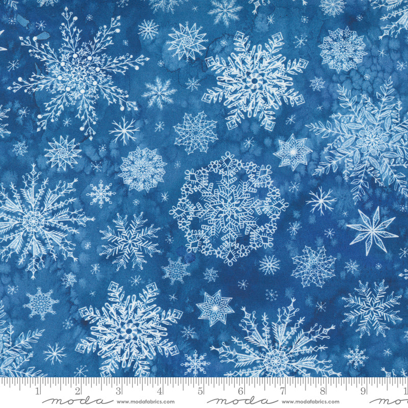 Starflower Christmas - Blue 8483-14