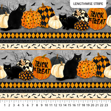 Black Cat Capers - Border Stripe