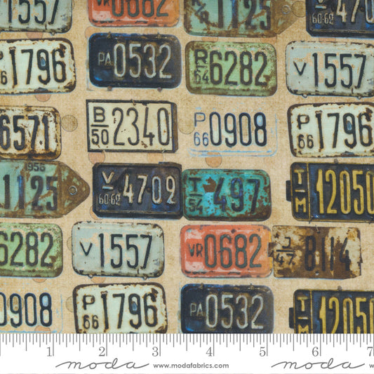 Lipstick Cowgirl - Rust License Plates