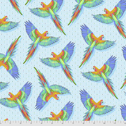 Tula Pink's Daydreamer - Macaw Ya Later - Cloud