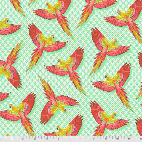 Tula Pink's Daydreamer - Macaw Ya Later - Mango