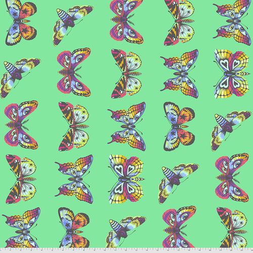 Tula Pink's Daydreamer - Butterfly Hugs - Lagoon