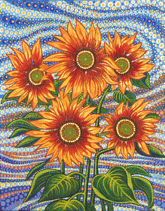 Sunflower Dreamscapes,  Panel 51250 11 - RETAIL